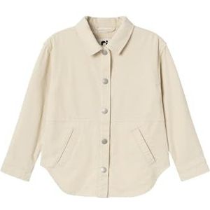 Nkfsys Cord Loose Overshirt 7299-Cy O, zoemer zand, 134 cm