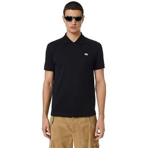 Diesel T-Smith-Doval-PJ Poloshirt voor heren, Zwart Zwart Zwart, XXS