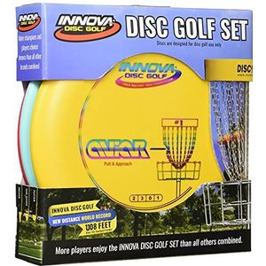 Innova Disc Golf Set - Driver, Middenklasse en putter, comfortabel DX kunststof, kleuren kunnen variëren (3 stuks)