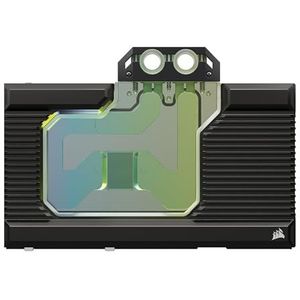 CORSAIR Hydro X Series iCUE LINK XG7 RGB 4090 SUPRIM/GAMING TRIO GPU Water Block - Voor MSI GeForce RTX 4090 GAMING SUPRIM/GAMING TRIO Kaarten - Zwart