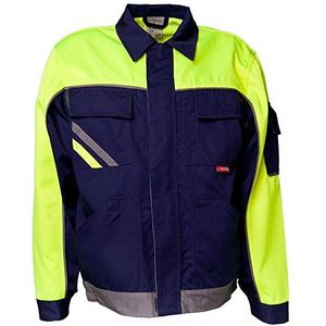 Maat 27 heren Planam Visline V1 taillejas marine geel zink model 2413