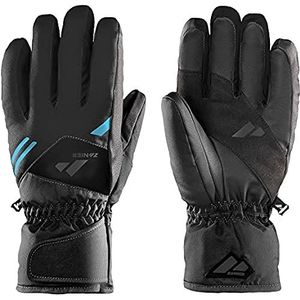 Zanier Unisex – volwassenen 30268-2040-7 handschoenen, zwart, koningsblauw, 7