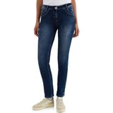 Cecil - Scarlett - Jeans - Blauw - Dames - Straight Legs