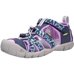 KEEN Outdoorsandalen Seacamp II CNX voor meisjes, Black Iris Afrikaanse Violet, 35 EU