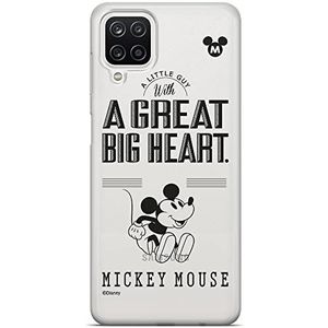 ERT GROUP mobiel telefoonhoesje voor Samsung A12 / M12 origineel en officieel erkend Disney patroon Mickey 006 optimaal aangepast aan de vorm van de mobiele telefoon, gedeeltelijk bedrukt