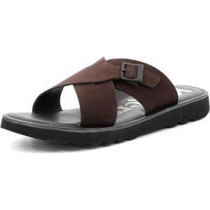 Kickers - Neol - Mules - Zwart - Leer - Schapenvacht