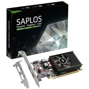 SAPLOS Radeon HD 6570 grafische computerkaart, 1G, GDDR3, 64-bits, 2 x HDMI, videokaart, GPU voor desktop-pc, PCI Express 2.0x16, 60W laag vermogen