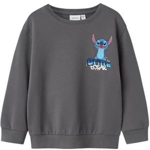 Name It Mini - Nmmjeps Stitch Nreg - Sweatshirt - Lava Smoke - Jongens