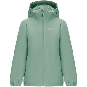 Jack Wolfskin Flaze Jacket K regenjas jongens, graniet, groen, 140 cm