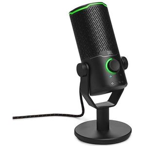 JBL QUANTUM STREAM STUDIO USB Stand-Alone, 4 Mic Directivity, USB-microfoon met 3 condensatormicrofoons, telewerk, gamer, contentmaker, streamer, pc, MAC, PS4, PS5, SWITCH-compatibel, zwart,