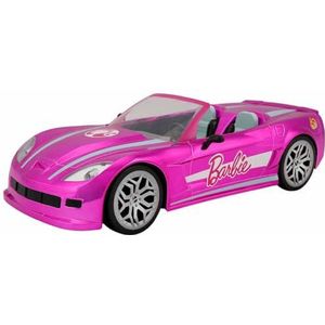 Mondo Motors - Mattel Barbie Dream Car Cabrio Glamour - RC auto voor Barbie kinderen - tweezitsbank - realistische details - roze