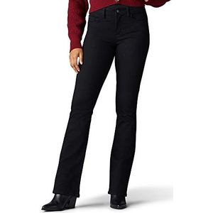 Riders by Lee Indigo Women's Midrise Bootcut Jean, Black, 12 Long