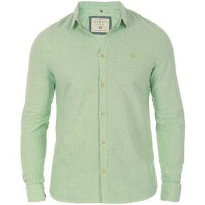 BLEND Heren Klassiek Lang - Regular Shirt, Green - Grün (70166), XXL