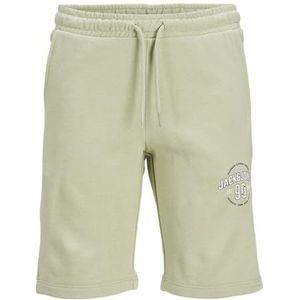 JACK&JONES JUNIOR JPSTMINDS Sweat Shorts IMP JNR, Desert Sage/Detail: melange, 116 cm