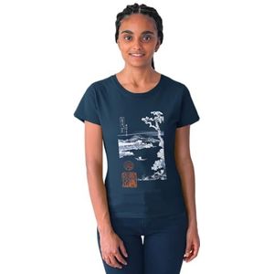 Kunstmuseum, Mount Fuji - Lake SUWA, WOHOKUSTS012, Navy, Maat XL, Marine., XL