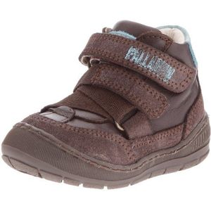 Palladium 71228 BRONKER NAP, sneakers voor jongens, Bruin Marron Foncé Bleu, 20 EU