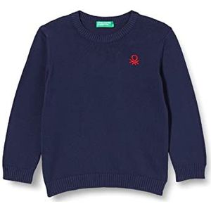 United Colors of Benetton Tricot G/C M/L 1294G100B trui, donkerblauw 252, XS voor kinderen