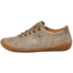 El Naturalista N5770 PAWIKAN Uniseks Sneakers voor Volwassenen, Taupe, maat 44, Wulf Taupe, 44 EU Ancho