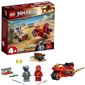 LEGO 71734 NINJAGO Legacy Kai's Zwaardmotor Ninja Speelgoed met Actiefiguren Voor Kinderen van 4 Jaar en Ouder met 2 Poppetjes