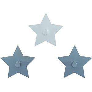 Roba Wandhaak 'Little Stars' met sterrenmotief, wandgarderobe & decoratie voor baby- & kinderkamer