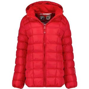 Geographical Norway - Babette Lady - Parka - Rood - Lange Dikke Warme Dames Herfst Winter