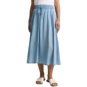 TOM TAILOR Midi rok voor dames, 10113 - Clean Mid Stone Blue Denim, 32