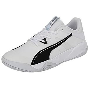 PUMA Unisex Eliminate Pro II Indoor Court Schoen, Puma Wit PUMA Zwart Nitro Blauw, 41 EU