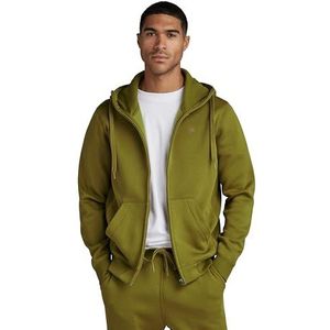 G-STAR RAW Premium Core Hooded Zip Sweatshirt heren, bruin (Tobacco D16122-c235-248), XXL