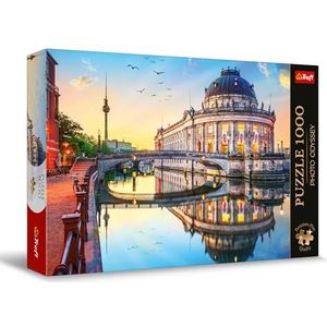 Trefl Premium Plus - Puzzle Photo Odyssey: Bode museum in Berlijn, Duitsland - 1000 stukjes, Unieke fotoserie, Perfect passende elementen, voor volwassenen en kinderen vanaf 12 jaar