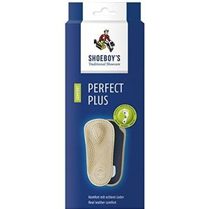 Shoeboy's Perfect Plus - licht voetbed van leer voor heren, vermindert voetbranden en voetgeur - maat 40, 1 paar