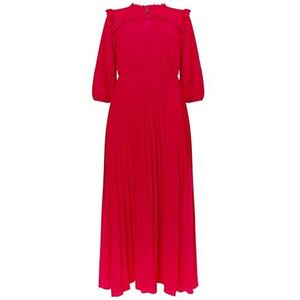 IDONY dames maxi-jurk jurk, rood, M