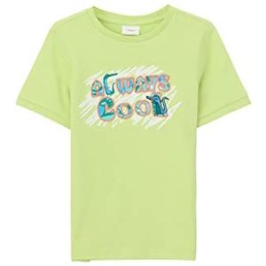 s.Oliver Junior Boy's T-shirt, korte mouwen, groen, 128/134, groen, 128/134 cm