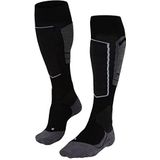 FALKE Dames Skisokken SK4 Advanced W Kh wol functioneel materiaal warm dun 1 paar, Zwart Black-Mix 3010-O, 41-42