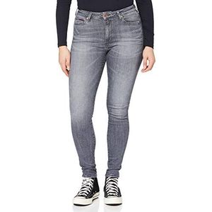 Tommy Jeans Sylvia Hr SPR Skny Ankle Mngrst broek voor dames, Midnight Grey Str, 28W x 34L