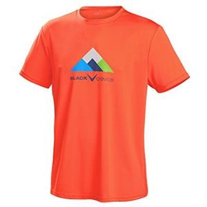 Black Crevice Heren T-Shirt Function, oranje1, L