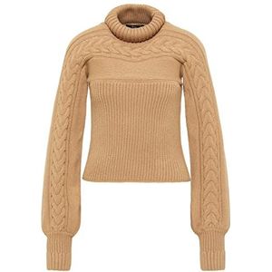 nascita Gebreide damestrui 11019574-NA03, camel, XL/XXL, kameel, XL/XXL