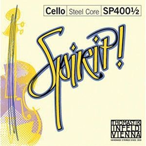 Thomastik enkele snaar voor Cello 1/2 Spirit - D-snaar-touwkern, chroom omspan, medium