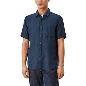 s.Oliver Herenhemd met korte mouwen, Donkerblauw, S