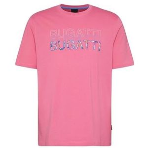 bugatti Heren T-shirt 1:2 mouw, roze-740, XL