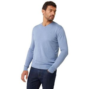 Mexx Heren V-Neck Sweater, Denim Blue, S