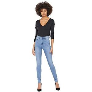 Noisy may Skinny jeans voor dames, blauw (light blue denim), 27