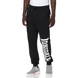 Lonsdale Heren sportbroek joggingbroek Logo Large, zwart, XL