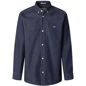 Pepe Jeans Heren klassiek slank overhemd, blauw (denim-6C2), XS, Blauw (Denim-6c2), XS