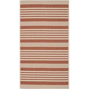 Safavieh - Gemma - Buitenkleed - Terracotta - 152 cm x 79 cm