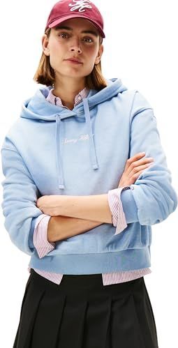 TOMMY HILFIGER - Classic - Sweatshirt - Lichtblauw - Met Capuchon