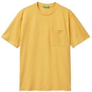 United Colors of Benetton T-shirt, Geel, XXL
