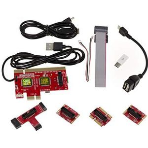 KALEA-INFORMATIQUE 7 in 1 Post Card Tester voor PC Moederborden en Laptops. PCIe LPC en EC DEBUG-poortinterfaces