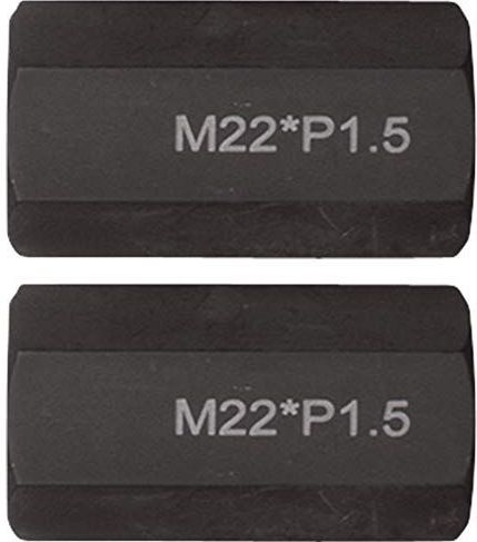 KS Tools - 460.1776 - Set Schroefdraadadapters - M22 x 1,5 x 65 mm - 2 dlg