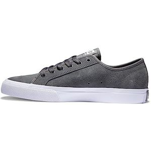 DC Shoes Heren Manual Le Sneaker, Dark Grey, 36 EU, donkergrijs, 36 EU