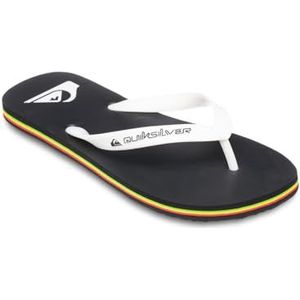 Quiksilver Molokai Core, herensandalen, zwart/rasta, 41 EU, Black Rasta, 41 EU